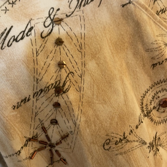 Hearts of Palm Women’s XL V-Neck Top - Picture 3 of 12